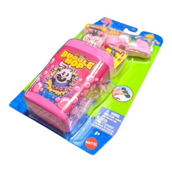 HOT WHEELS Skate Finger Board Bubble Hop Bunny Double Pack w/Case HWN49 NEW 2024 - Picture 6 of 8